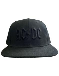 Бейсбольная кепка Snapback с полями Canon Pop Art AC/DC, черный