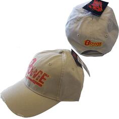 Бейсбольная кепка Snapback с логотипом Flash David Bowie, коричневый