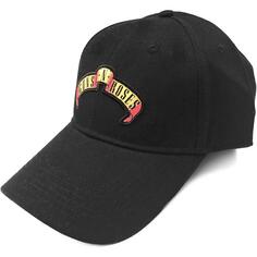 Бейсбольная кепка Snapback с полоской прокрутки и логотипом Guns N Roses, черный