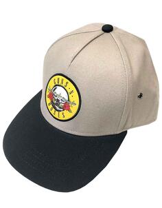 Бейсбольная кепка Snapback с логотипом Circle Classic Band Guns N Roses, коричневый