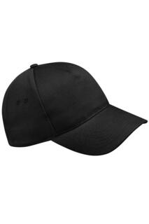 Бейсбольная кепка Ultimate с 5 панелями (2 шт. в упаковке) Beechfield, черный Beechfield®