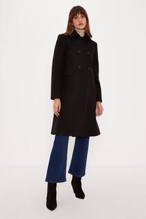 Двубортное пальто Долли Oasis, черный