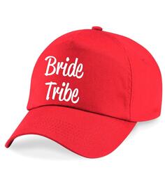 Бейсбольная кепка для дамского племени невесты, девичник 60 SECOND MAKEOVER, красный