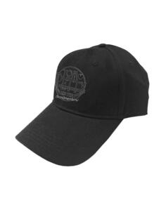 Бейсбольная кепка с круглым логотипом и ремешком на спине Tom Petty, черный