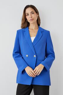 Свободный пиджак с двумя пуговицами Debenhams, синий