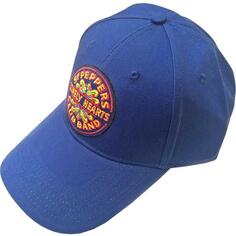 Бейсбольная кепка с ремешком на спине Sgt Pepper Drum Beatles, синий