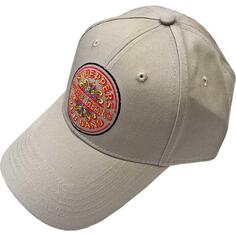 Бейсбольная кепка с ремешком на спине Sgt Pepper Drum Beatles, коричневый