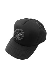 Бейсбольная кепка с сетчатой ​​спинкой и печатью президента Ramones, черный