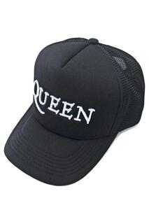 Бейсбольная кепка с сетчатой ​​спинкой и логотипом Queen, черный