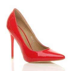 Лакированные туфли-лодочки на высоком каблуке-шпильке AJVANI, красный