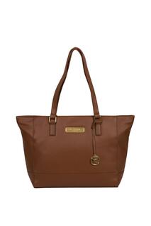 Кожаная большая сумка &apos;Sophie&apos; Pure Luxuries London, коричневый