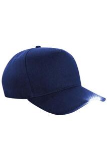 Бейсбольная кепка со светодиодной подсветкой Beechfield, темно-синий Beechfield®