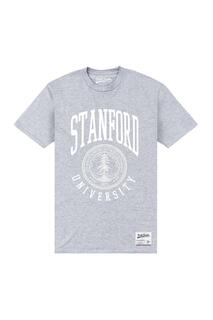 Серая футболка Crest Heather Stanford University, серый