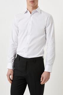 Белая строгая рубашка приталенного кроя Essential Burton, белый