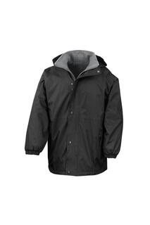 Двусторонняя водонепроницаемая ветрозащитная флисовая куртка StormDri 4000 с защитой от скатывания Result, черный