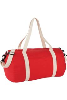 Хлопковая бочковая спортивная сумка (2 шт.) Bullet, красный