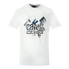 Белая футболка с дизайном Diamond Window Of Tiger Cavalli Class, белый