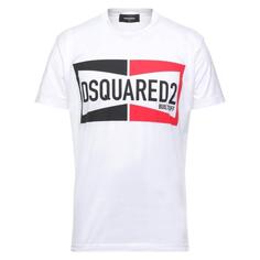 Белая футболка с логотипом в упаковке из Tuff Tuff Dsquared2, белый