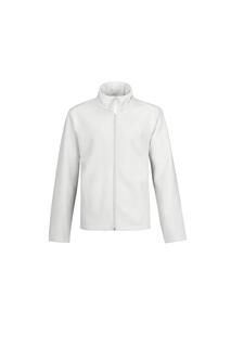 Двухслойная водоотталкивающая куртка Softshell B&amp;C, белый B&C