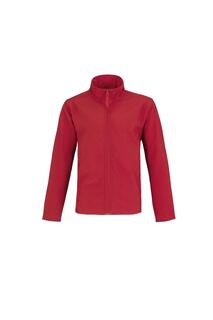 Двухслойная водоотталкивающая куртка Softshell B&amp;C, красный B&C
