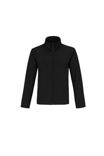 Двухслойная водоотталкивающая куртка Softshell B&amp;C, черный B&C
