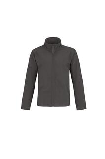 Двухслойная водоотталкивающая куртка Softshell B&amp;C, серый B&C