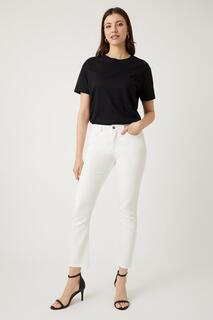 Белые прямые джинсы Harper Wallis, белый