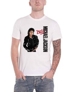 Плохая футболка Michael Jackson, белый