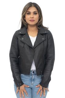 Кожаная матовая винтажная байкерская куртка Brando-Тайбэй Infinity Leather, черный