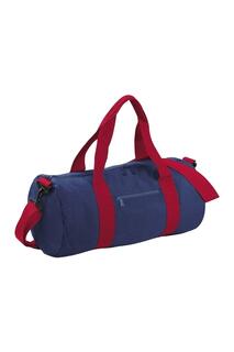 Обычная университетская бочка/спортивная сумка (20 литров) Bagbase, темно-синий