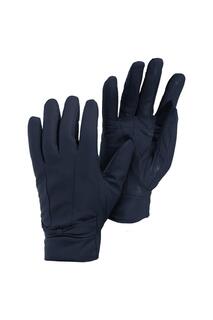 Обычные кожаные перчатки Universal Textiles, темно-синий