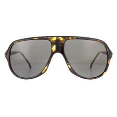 Серые поляризованные солнцезащитные очки Aviator Havana Safari 65 Carrera, коричневый