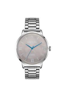 Серые модные аналоговые кварцевые часы New York Dress — Kc51051001 Kenneth Cole, серый