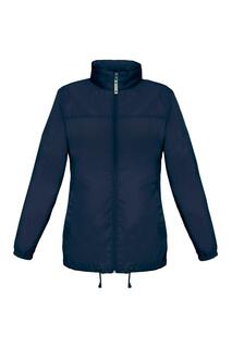 Легкая ветрозащитная, непромокаемая и водоотталкивающая куртка Sirocco B&amp;C, темно-синий B&C