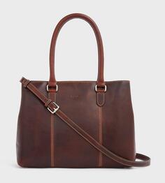 Кожаная рабочая сумка через плечо Madden OSPREY LONDON, коричневый
