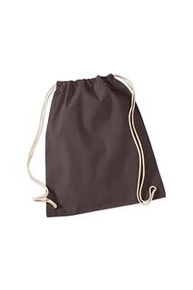 Хлопковая сумка на шнурке Westford Mill, коричневый