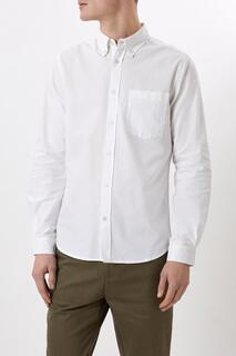 Плюс оксфордская рубашка с длинными рукавами и карманами Burton, белый