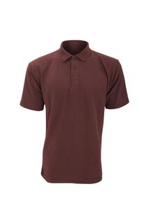 UCC 50 50 Однотонная рубашка-поло из пике с короткими рукавами Ultimate Clothing Collection, красный