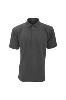 UCC 50 50 Однотонная рубашка-поло из пике с короткими рукавами Ultimate Clothing Collection, серый