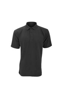UCC 50 50 Тяжелая однотонная рубашка-поло из пике с короткими рукавами Ultimate Clothing Collection, серый