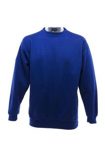 UCC 50 50 Тяжелый однотонный втачной топ-толстовка Ultimate Clothing Collection, синий