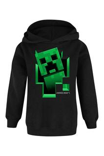 Толстовка Creeper Inside Minecraft, черный