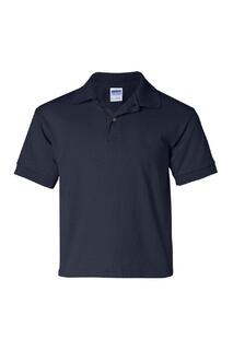 Рубашка поло из джерси DryBlend Gildan, темно-синий