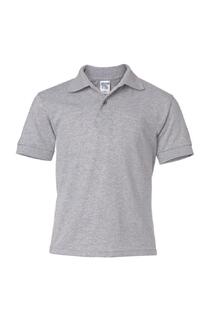 Рубашка поло из джерси DryBlend Gildan, серый