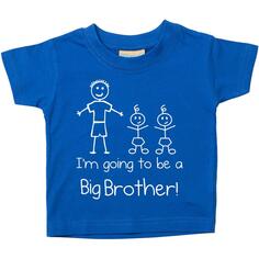 Я собираюсь стать старшим братом-близнецом в синей рубашке 60 SECOND MAKEOVER, синий