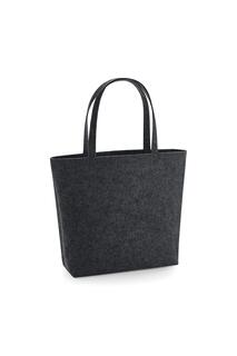 Фетровая сумка-шоппер/тоут Bagbase, серый