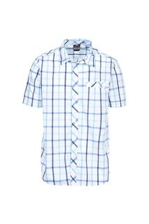 Рубашка в клетку с короткими рукавами Arviat Trespass, синий