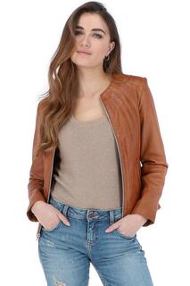 Модная кожаная куртка &apos;Алиона&apos; Ashwood Leather, коричневый