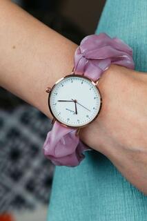 Фиолетовый цвет ручной работы для женщин на эластичном ремешке-браслете наручные часы The Colourful Aura, фиолетовый