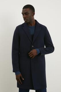Фирменное пальто Epsom с 3 пуговицами Burton, темно-синий